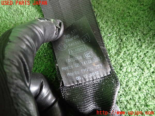 2UPJ-9239847045]アウディ・A3 スポーツバック(8PCAX)運転席シートベルト 中古_2