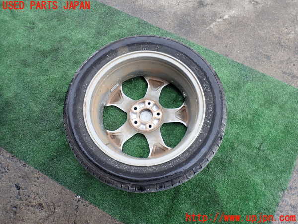2UPJ-9239869037]ストリーム(RN8)タイヤ　ホイール　1本② 205/55R17 中古_3