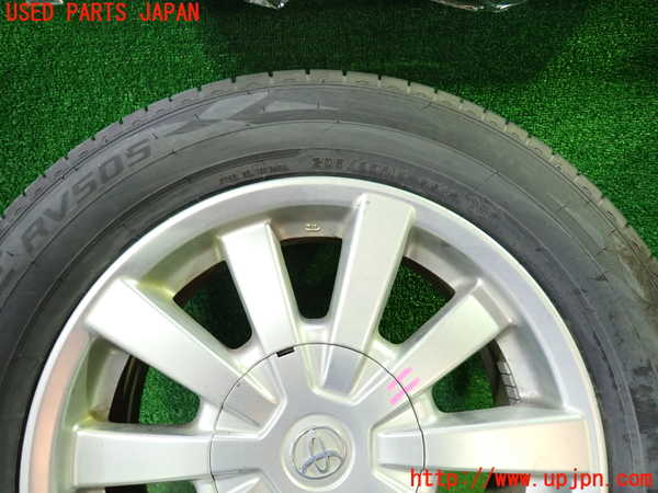 1UPJ-9239879032]アルファードハイブリッド(ATH10W)タイヤ　ホイール　1本② 205/65R16 中古_2