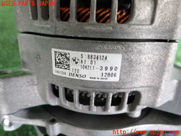 2UPJ-9239896015]BMW ミニ(MINI)クーパー F56(XR15M)オルタネーター(ダイナモ) 中古_3