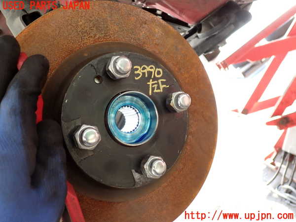 2UPJ-9239904295]MAZDA2(デミオ)(DJLFS)左フロントナックルハブ 中古_2