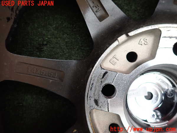 2UPJ-9239909021]MAZDA2(デミオ)(DJLFS)タイヤ　ホイール　1本① 185/70R14 中古_4