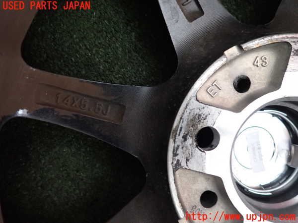 2UPJ-9239909024]MAZDA2(デミオ)(DJLFS)タイヤ　ホイール　1本④ 185/70R14 中古_4