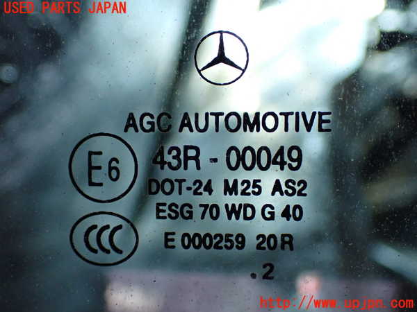 2UPJ-9239921320]ベンツ C180 ステーションワゴン S204(204249)左後ドア 中古 AGC M25 43R-00049_3
