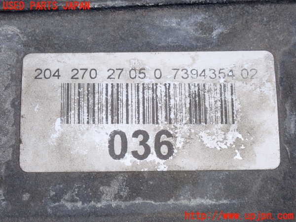 2UPJ-9239923010]ベンツ C180 ステーションワゴン S204(204249)ミッション AT 271 中古_3