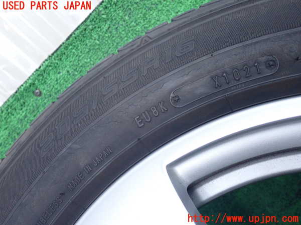 2UPJ-9239929034]ベンツ C180 ステーションワゴン S204(204249)タイヤ　ホイール　1本④ 205/55R16 中古_2