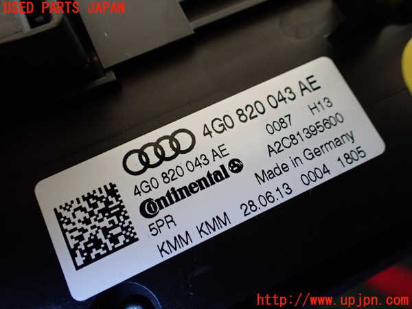 1UPJ-9239966066]アウディ・A7 スポーツバック(4GCGWC)エアコンスイッチ1 中古_4