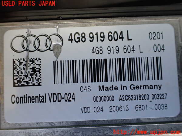 1UPJ-9239966239]アウディ・A7 スポーツバック(4GCGWC)メーター・その他 中古_4