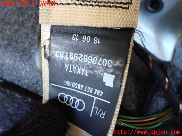 1UPJ-9239967185]アウディ・A7 スポーツバック(4GCGWC)左2列目シートベルト 中古_3