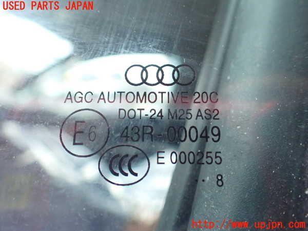 1UPJ-9240011260]アウディ・A3 セダン(8VCXSL)左前ドア AGC M25 中古_3
