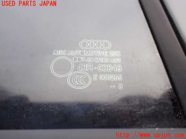 1UPJ-9240011290]アウディ・A3 セダン(8VCXSL)右後ドア AGC M189 中古_4