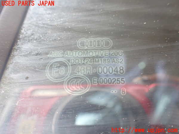 1UPJ-9240011320]アウディ・A3 セダン(8VCXSL)左後ドア AGC M189 中古_4