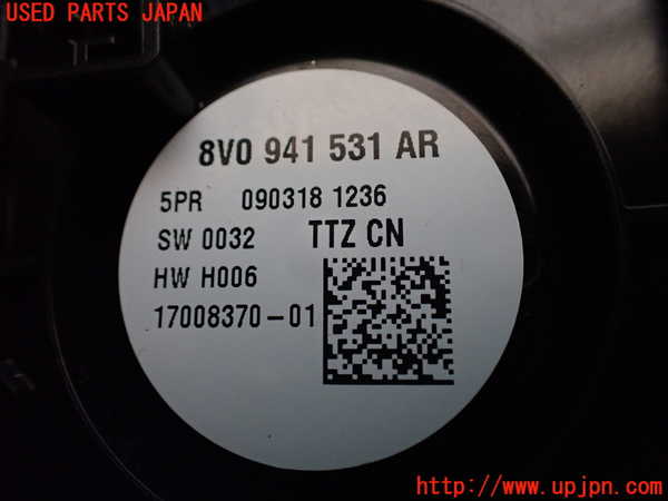 1UPJ-9240016285]アウディ・A3 セダン(8VCXSL)ライトスイッチ 中古_3