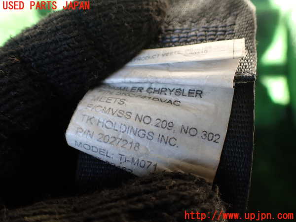 1UPJ-9240027075]ジープ・ラングラー アンリミテッド(JK38L)助手席シートベルト 中古_3