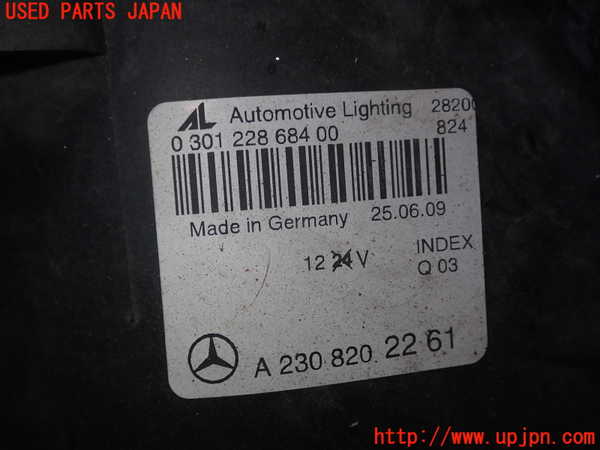 1UPJ-9240041130]ベンツ SL350 R230(230458)右ヘッドライト HID 中古_2
