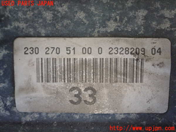 1UPJ-9240043010]ベンツ SL350 R230(230458)ミッション AT 272 中古_3