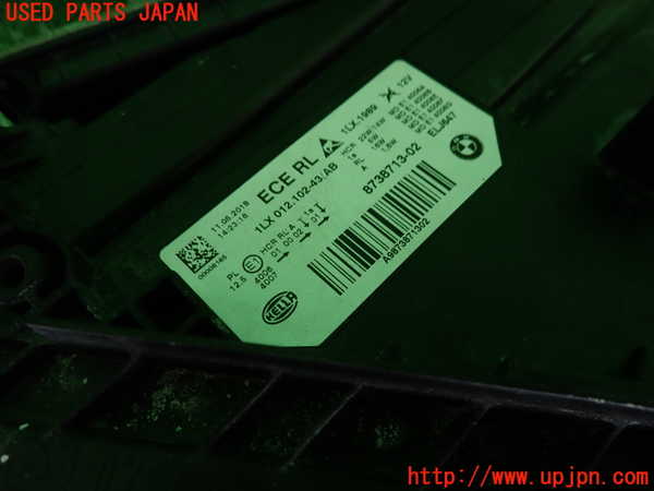 2UPJ-9240091132]BMW 320d(8C20)(F30)左ヘッドライト LED 中古_4