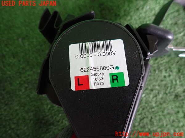 2UPJ-9240097155]BMW 320d(8C20)(F30)右2列目シートベルト 中古_2