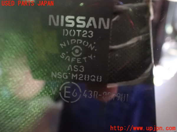 2UPJ-9240121382]キューブ(Z12)左クォーターガラス 中古 NSG M28Q8 43R-007981_2