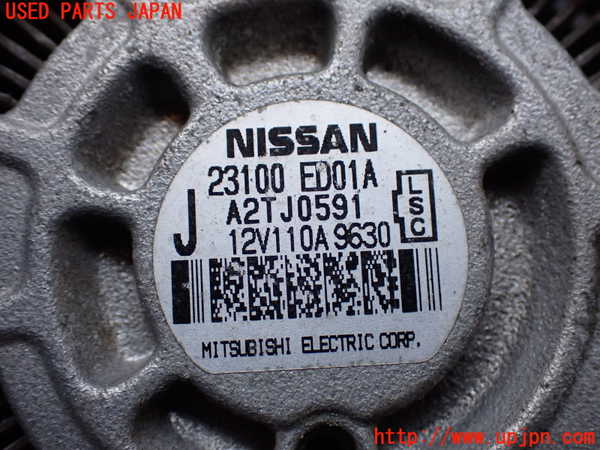 2UPJ-9240126015]キューブ(Z12)オルタネーター(ダイナモ) 中古_2
