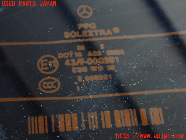 2UPJ-9240131560]ベンツ C180 コンプレッサー(203046)(W203系)リアガラス 中古(43R-000261 M526)_2