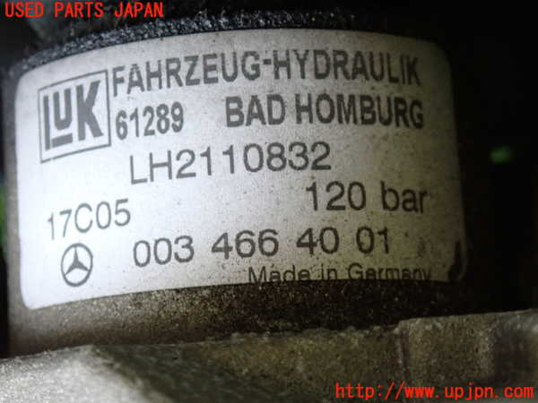 2UPJ-9240134250]ベンツ C180 コンプレッサー(203046)(W203系)パワステポンプ 中古_3