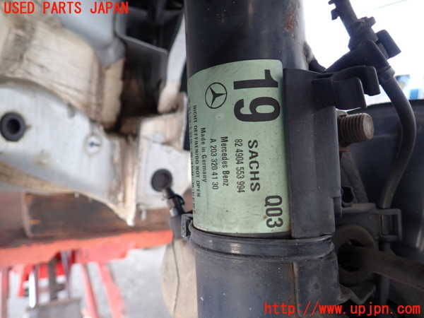 2UPJ-9240135025]ベンツ C180 コンプレッサー(203046)(W203系)左フロントストラット 中古_2