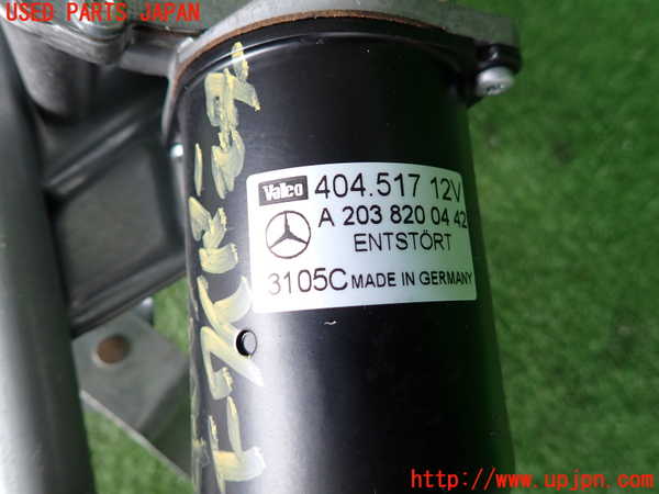 2UPJ-9240136770]ベンツ C180 コンプレッサー(203046)(W203系)フロントワイパーモーター 中古_5