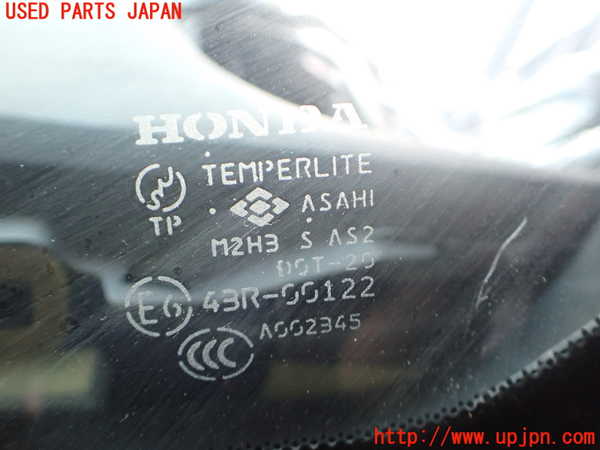 2UPJ-9240141202]オデッセイ(RB1)左フロント三角窓ガラス 中古 ASAHI M2H3 43R-00122_2