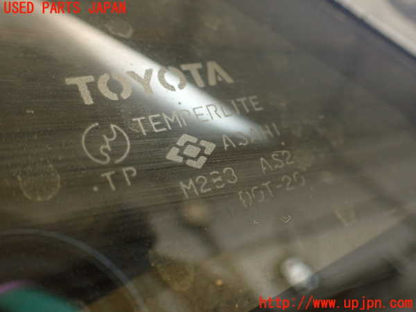 2UPJ-9240151382]スプリンター トレノ(AE92)左クォーターガラス (M283) 中古_4