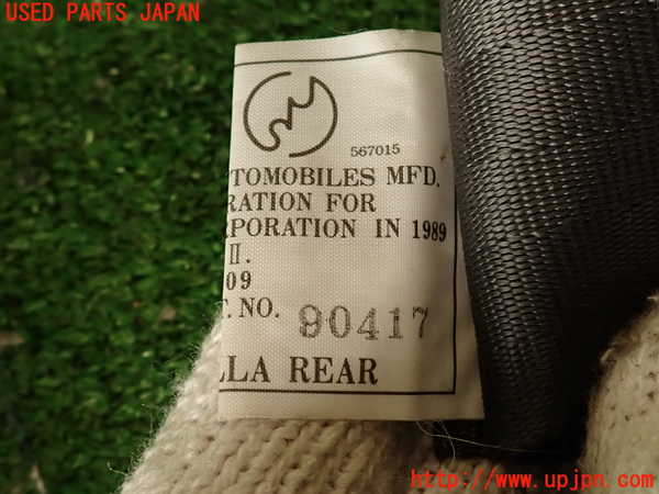 2UPJ-9240157185]スプリンター トレノ(AE92)左2列目シートベルト 中古_5