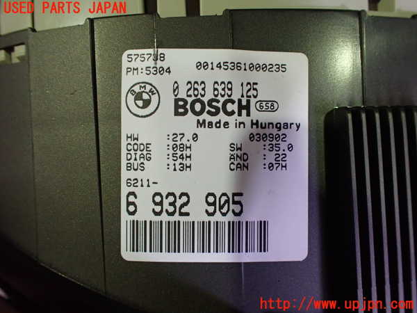 2UPJ-9240166170]BMW 318ti(AU20)スピードメーター 中古 (E46)_3