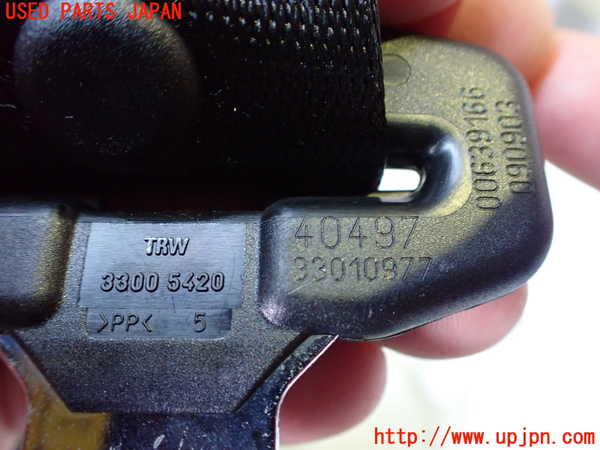 2UPJ-9240167155]BMW 318ti(AU20)右2列目シートベルト 中古 (E46)_2