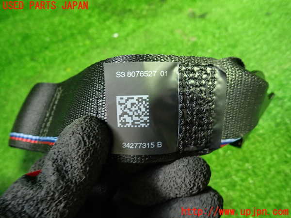 1UPJ-9240207185]BMW X1(AD20 F48)左2列目シートベルト 中古_2