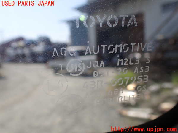 1UPJ-9240221380]FJクルーザー(GSJ15W)右クォーターガラス AGC M2L3 中古_3