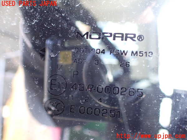 1UPJ-9240241382]ジープ・ラングラー アンリミテッド(JK36L)左クォーターガラス 中古(43R-000265 M513)_3