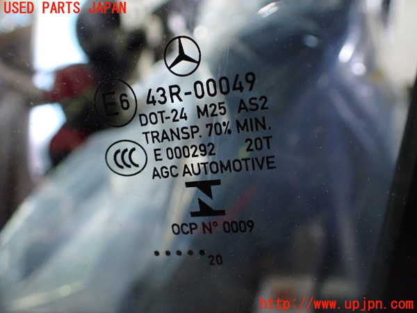 1UPJ-9240251260]ベンツ A200 d(177012 W177)左前ドア AGC M25 中古_2
