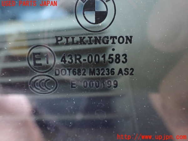 2UPJ-9240271380]BMW 523i ツーリング F11(XL20)右クォーターガラス 中古 PILKINGTON M3236 43R-001583_2