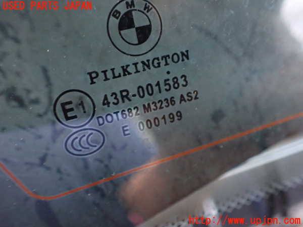 2UPJ-9240271382]BMW 523i ツーリング F11(XL20)左クォーターガラス 中古 PILKINGTON M3236 43R-001583_2