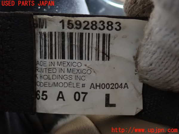 2UPJ-9240287185]ハマーH3(型式不明)左2列目シートベルト 中古_2