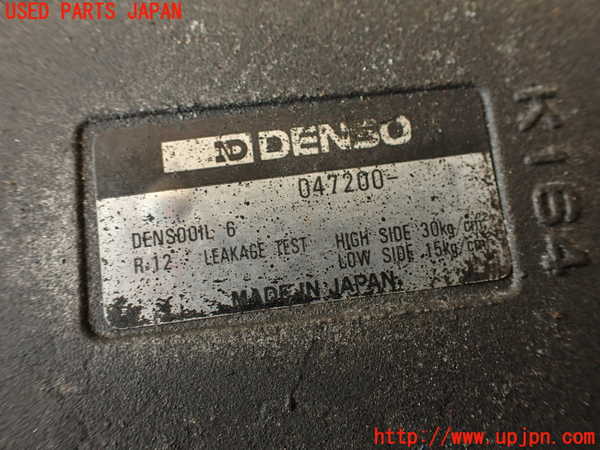 2UPJ-9240296025]ランクル60系(FJ62V(改))エアコンコンプレッサー 中古_4