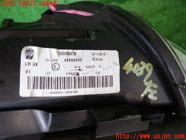 2UPJ-9240391132]アバルト・595(31214T)左ヘッドライト HID (ジャンク品) 中古_4