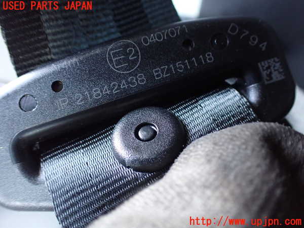 2UPJ-9240397185]アバルト・595(31214T)左2列目シートベルト 中古_2