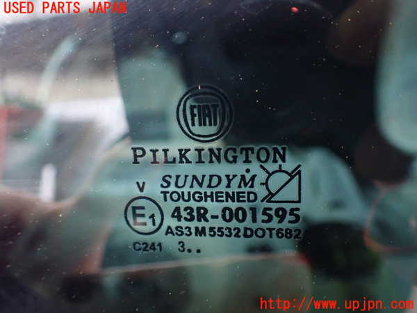 2UPJ-9240411380]アバルト・595(312142)右クォーターガラス 中古 PILKINGTON M5532 43R-001595_2
