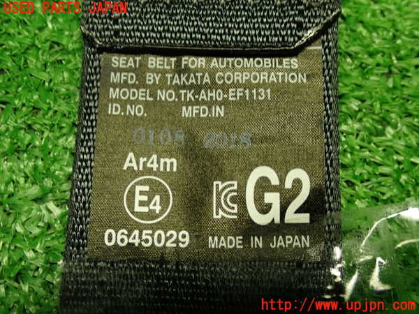 1UPJ-9240447135]カムリハイブリッド(AXVH70)真中2列目シートベルト 中古_3