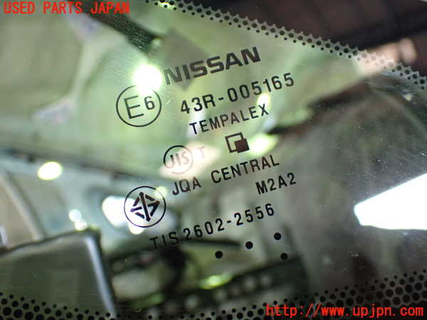 1UPJ-9240461200]ノート e-POWER NISMO(HE12)右フロント三角窓ガラス CENTRAL M2A2 中古_2