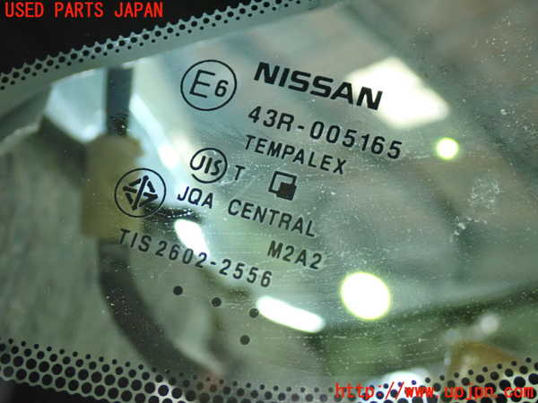 1UPJ-9240461202]ノート e-POWER NISMO(HE12)左フロント三角窓ガラス 中古_2