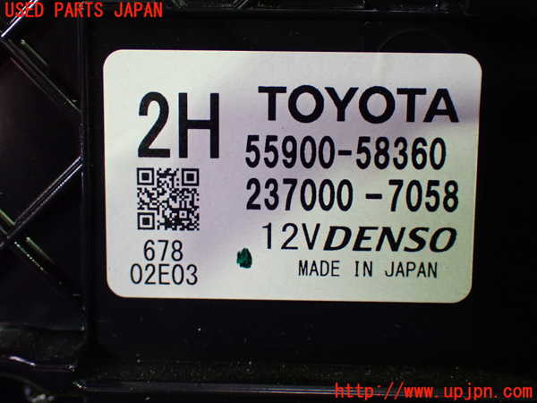1UPJ-9240476066]アルファード(GGH30W)エアコンスイッチ1 中古_3