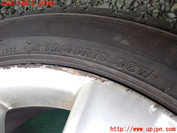 1UPJ-9240499048]レクサス・LS600h(UVF45)タイヤ　ホイール　1本③ 245/45R19 中古_2