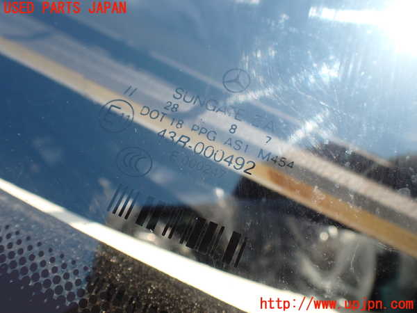1UPJ-9240501195]ベンツ S550 ロング(221171 W221)フロントガラス SUNGATE M454 43R-000492　中古_4